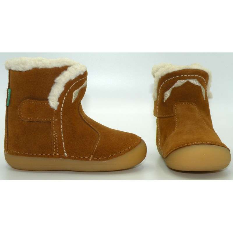 KICKERS 753640 SOFUR CAMEL